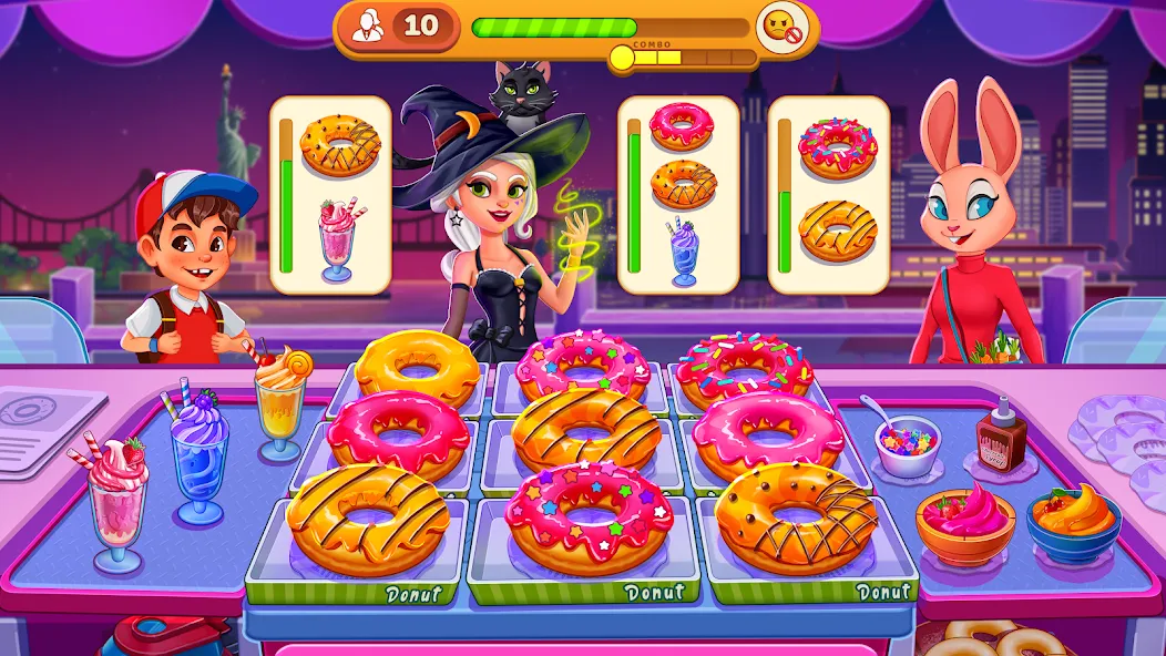 Скачать взлом Cooking Max: Restaurant Games [MOD: безлимитные монеты и все уровни открыты] — скриншот 3
