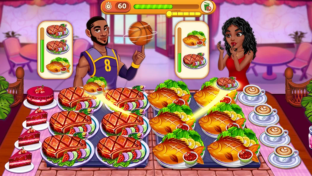 Скачать взлом Cooking Max: Restaurant Games [MOD: безлимитные монеты и все уровни открыты] — скриншот 5
