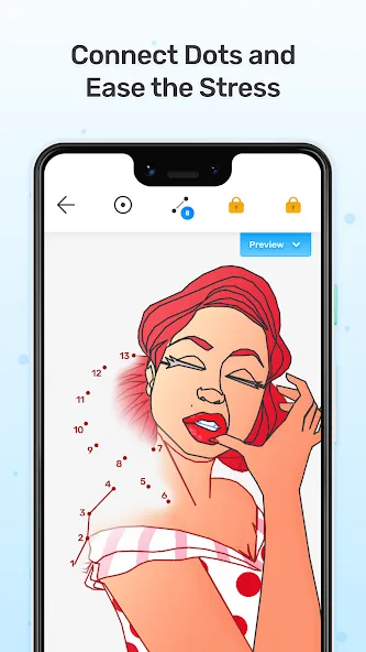 Скачать Dot to Dot : Connect the Dots [MOD: без рекламы и все уровни открыты] на телефон — скриншот 3
