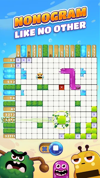 Nono Crossing Picture Nonogram [MOD: подсказки и все уровни открыты] на Андроид — скриншот 2