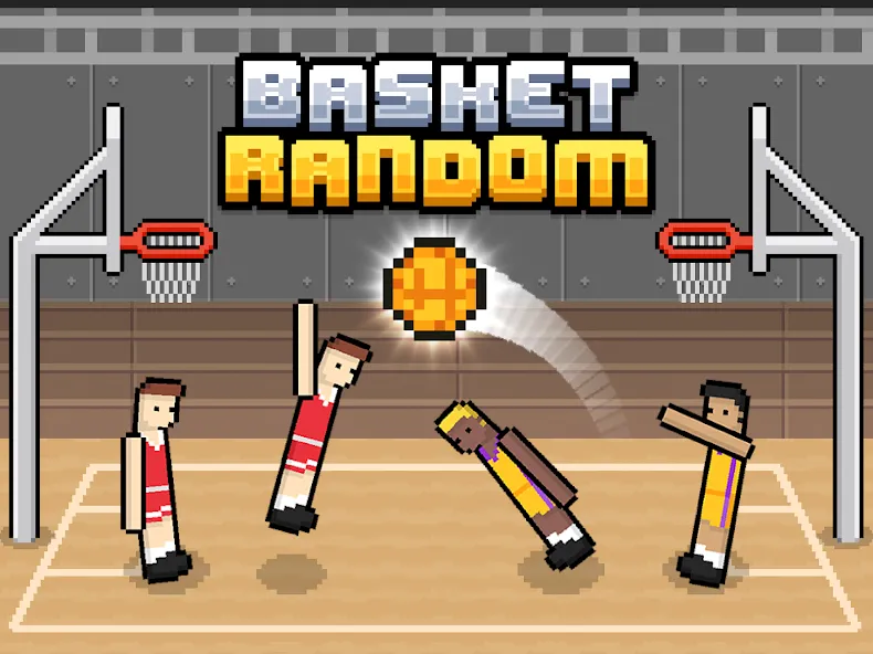 Basket Random [MOD: открыты все режимы и скины] последняя версия — скриншот 1