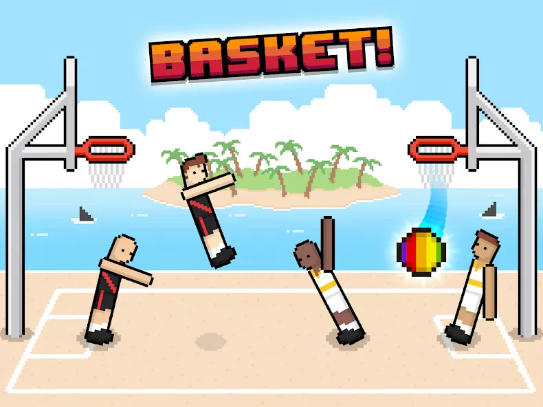 Basket Random [MOD: открыты все режимы и скины] последняя версия — скриншот 3