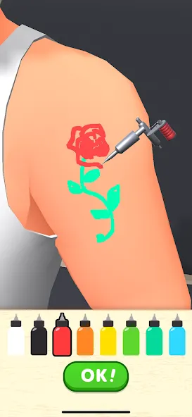 Dream Tattoo [MOD: безлимитные деньги и все татуировки] на Андроид — скриншот 3