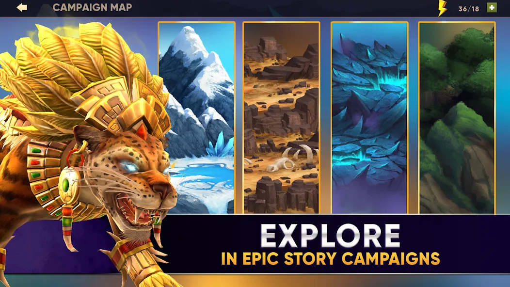 Clash of Beasts: Tower Defense [MOD: безлимитные ресурсы и усиленные башни] (Бесплатно / APK) — скриншот 5