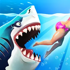 Скачать Hungry Shark World [MOD: безлимитные монеты и бриллианты] на телефон