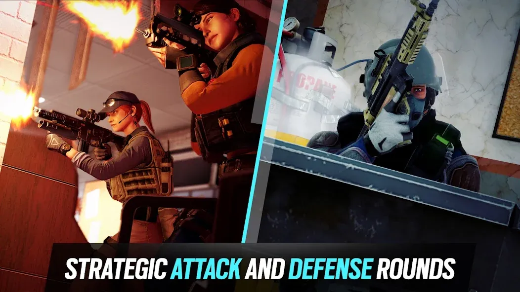 Взломанная Rainbow Six Mobile [MOD: безлимитные ресурсы и открытые агенты] на Андроид — скриншот 2