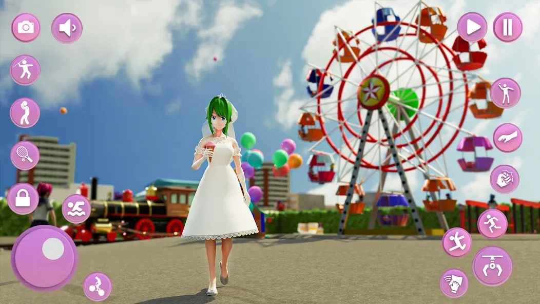 Скачать Anime School Girl Simulator 3D [MOD: безлимитные деньги и всё открыто] на телефон — скриншот 5