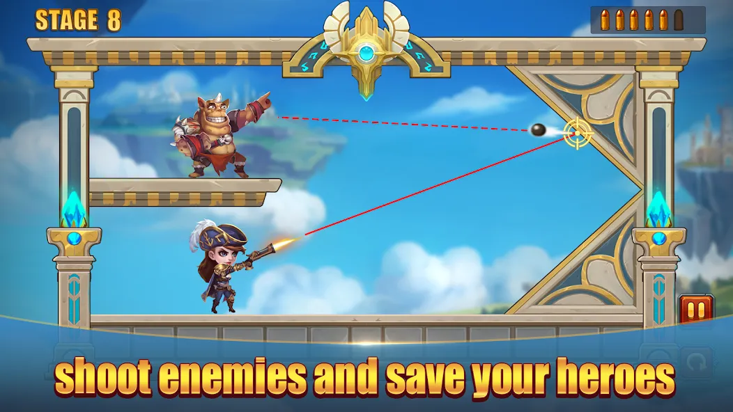 Heroes Charge [MOD: безлимитные ресурсы и усиленные герои] — Скачать бесплатно (APK) — скриншот 1