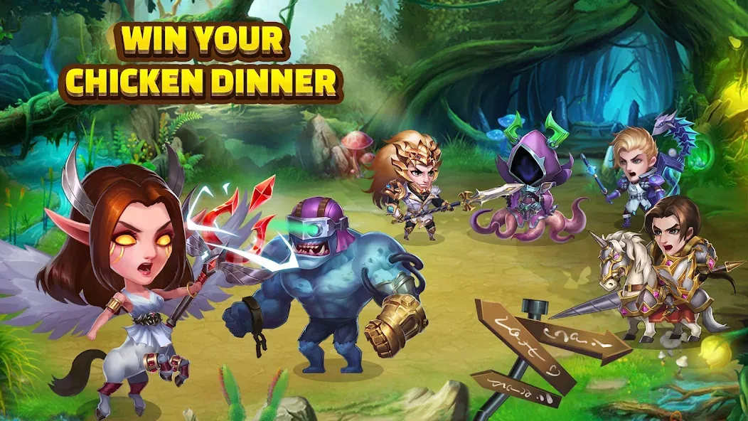 Heroes Charge HD [MOD: безлимитные ресурсы и усиленные герои] последняя версия — скриншот 3
