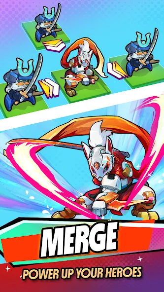 Paper Heroes™️ [MOD: много денег и усиленные герои] на Андроид — скриншот 1