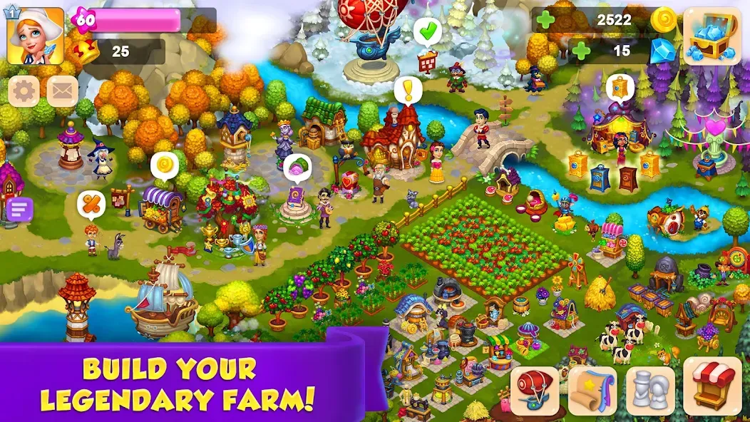 Royal Farm [MOD: безлимитные монеты и ресурсы] на Андроид — скриншот 1