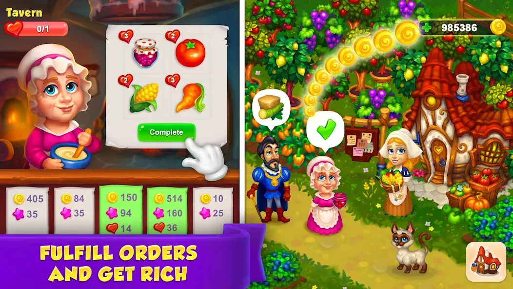 Royal Farm [MOD: безлимитные монеты и ресурсы] на Андроид — скриншот 3
