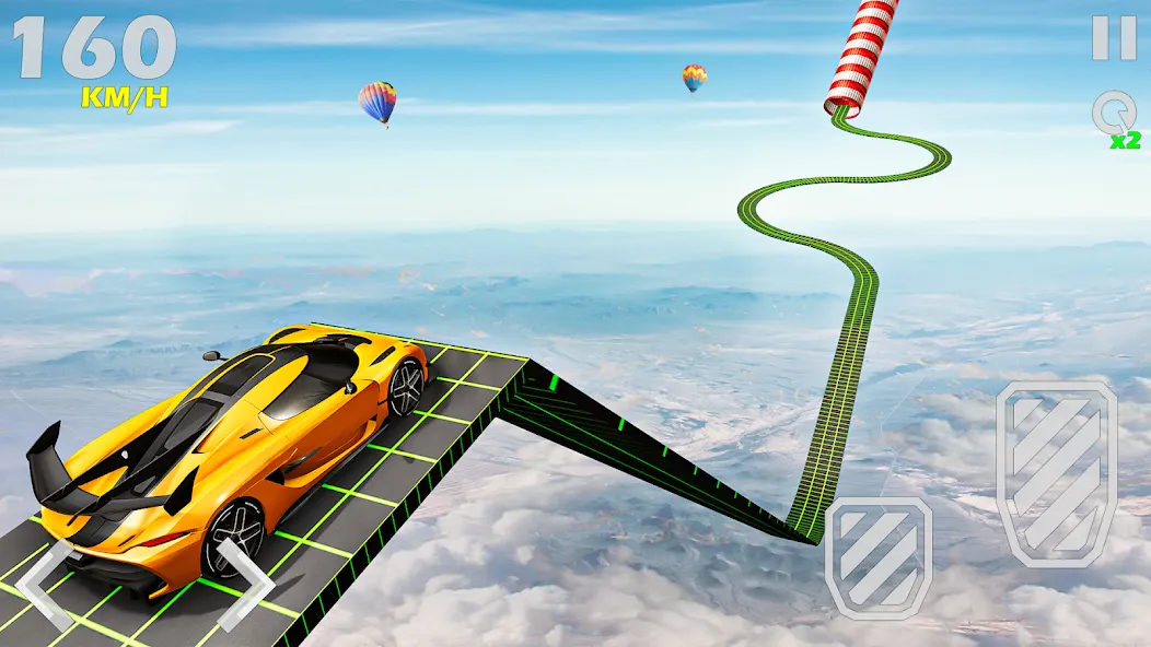 Скачать Mega Ramp Car Games Car Stunts [MOD: безлимитные деньги и все машины] — скриншот 4
