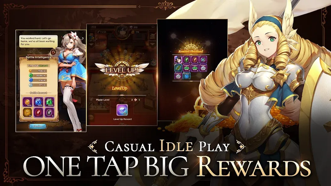 Скачать Panilla Saga - Epic Adventure [MOD: безлимитные ресурсы и усиленные герои] — скриншот 2