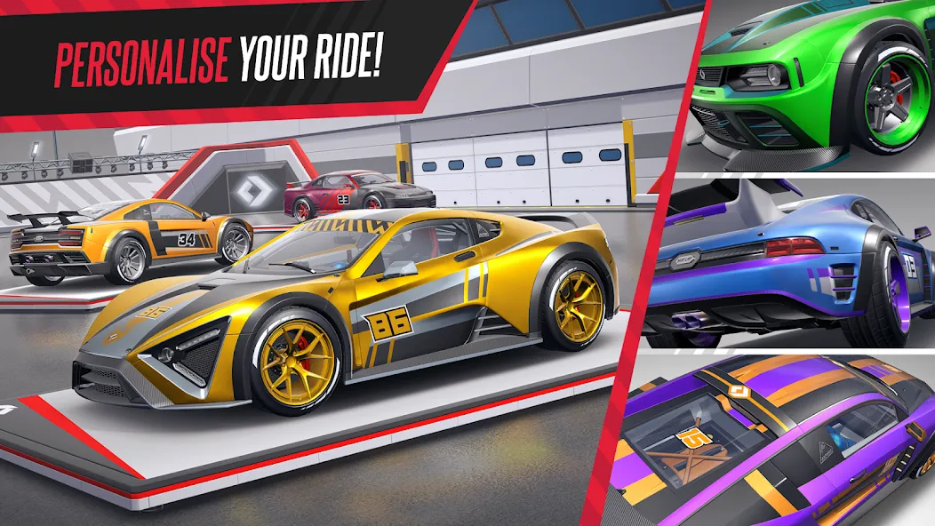 Hot Lap League: Racing Mania! [MOD: безлимитные деньги и все машины открыты] последняя версия — скриншот 3