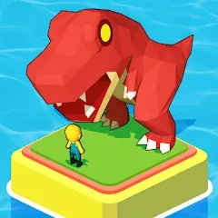 Скачать Dino Tycoon - 3D Building Game [MOD: безлимитные деньги и быстрая стройка] на телефон