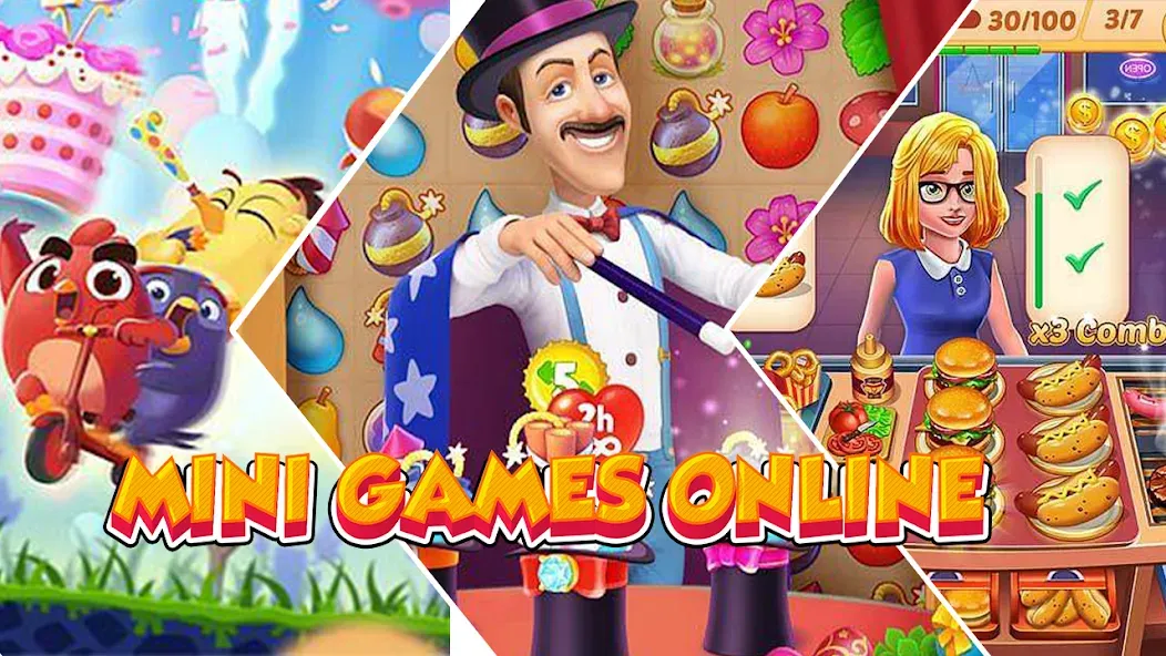 Mini Games Online [MOD: без рекламы, открыты все мини-игры] (Бесплатно / APK) — скриншот 1