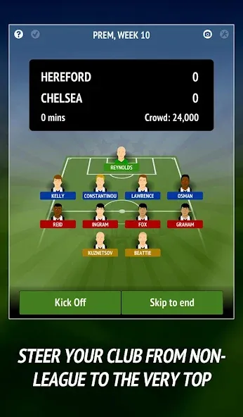 Скачать Football Chairman (Soccer] [MOD: безлимитные деньги и премиум] — скриншот 2