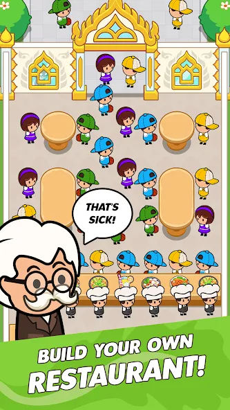 Food Fever: Restaurant Tycoon [MOD: безлимитные деньги и алмазы] — Скачать бесплатно (APK) — скриншот 2