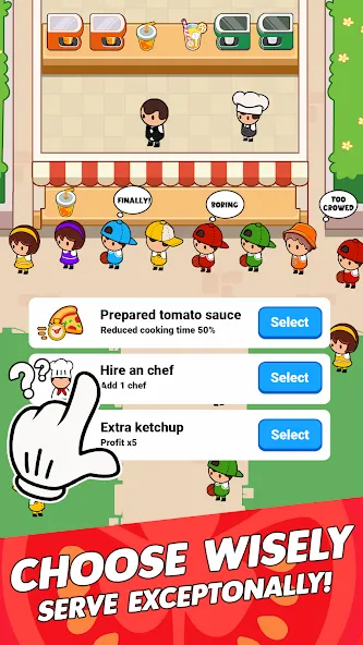 Food Fever: Restaurant Tycoon [MOD: безлимитные деньги и алмазы] — Скачать бесплатно (APK) — скриншот 5