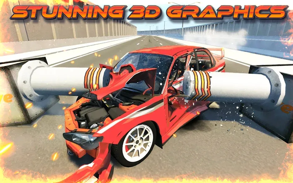 Скачать Highway Crash Car Race [MOD: безлимитные деньги и все машины] на телефон — скриншот 2