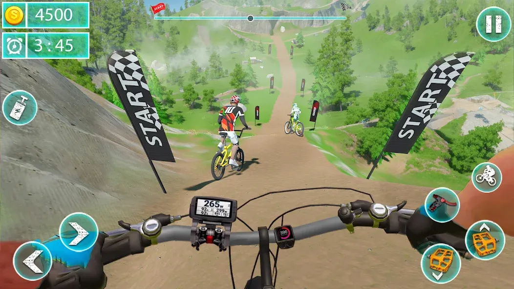 MTB Downhill: BMX Racer [MOD: безлимитные деньги и все велосипеды] — Скачать бесплатно (APK) — скриншот 1