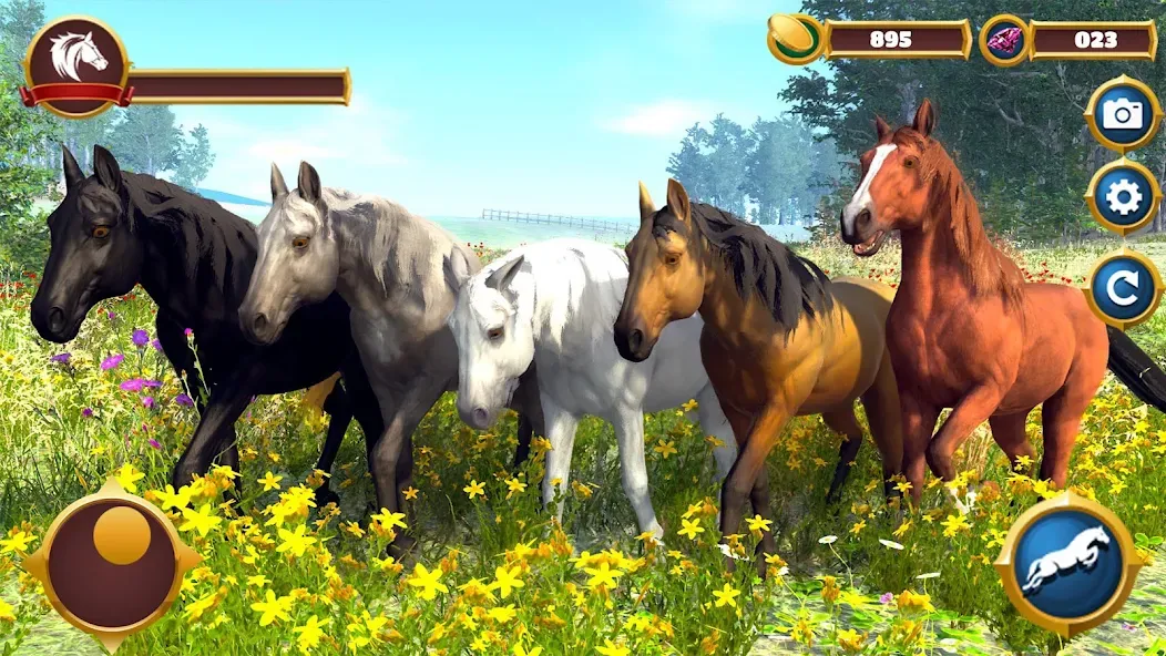 Virtual Horse Family Simulator [MOD: бесконечные деньги и ресурсы] последняя версия — скриншот 2