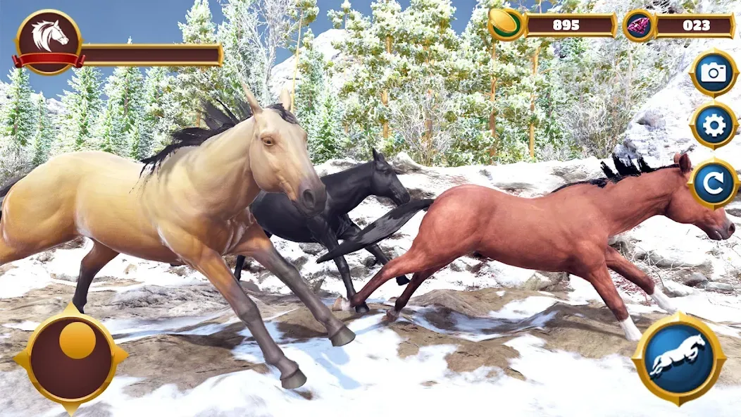 Virtual Horse Family Simulator [MOD: бесконечные деньги и ресурсы] последняя версия — скриншот 3
