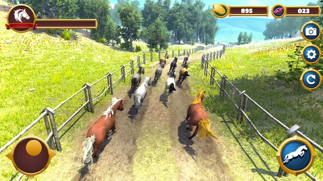 Virtual Horse Family Simulator [MOD: бесконечные деньги и ресурсы] последняя версия — скриншот 5