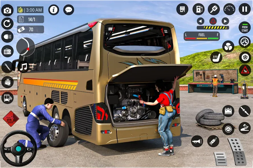 Bus Simulator 3D: Bus Games [MOD: безлимитные деньги и топливо] — Скачать бесплатно (APK) — скриншот 5
