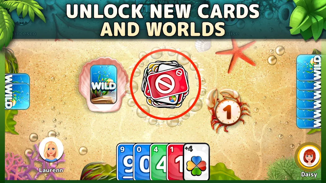 Скачать WILD - Card Party Adventure [MOD: безлимитные монеты и все карты] на телефон — скриншот 3