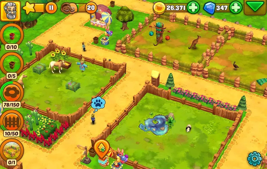 Взломанная Zoo 2: Animal Park [MOD: безлимитные монеты и ресурсы] на Андроид — скриншот 5