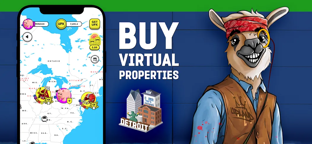 Скачать Upland - Real Estate Simulator [MOD: безлимитные деньги и недвижимость] на телефон — скриншот 2