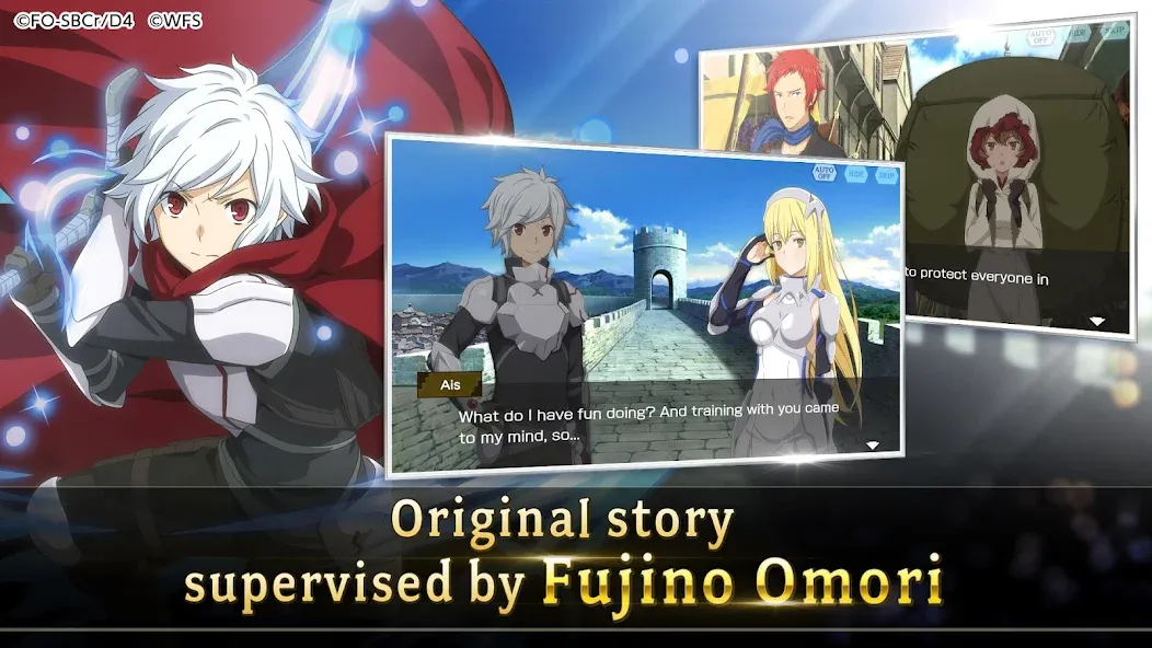 DanMachi - MEMORIA FREESE [MOD: безлимитные деньги и премиум-валюта] (Бесплатно / APK) — скриншот 2