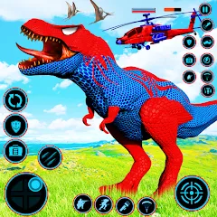Взломанная Wild Dino Hunting: Zoo Hunter [MOD: безлимитные деньги и всё оружие] на Андроид
