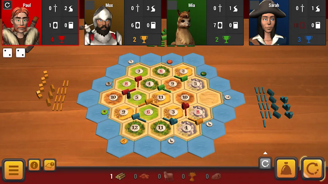 Catan Universe [MOD: безлимитные ресурсы и разблокированы карты] на Андроид — скриншот 1