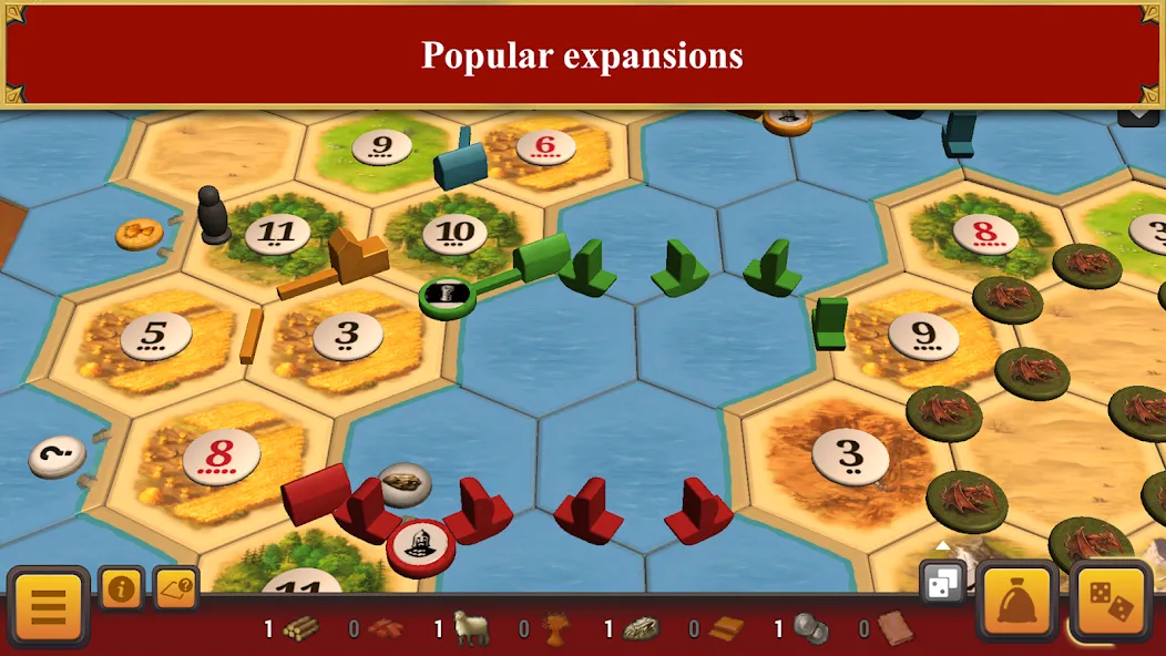 Catan Universe [MOD: безлимитные ресурсы и разблокированы карты] на Андроид — скриншот 3