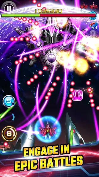 Взломанная Lightning Fighter 2: Space War [MOD: безлимитные монеты и разблокированы уровни] на Андроид — скриншот 4