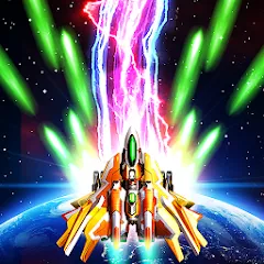 Взломанная Lightning Fighter 2: Space War [MOD: безлимитные монеты и разблокированы уровни] на Андроид