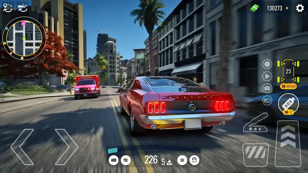Driving Real Race City 3D [MOD: безлимитные деньги и топливо] (Бесплатно / APK) — скриншот 2