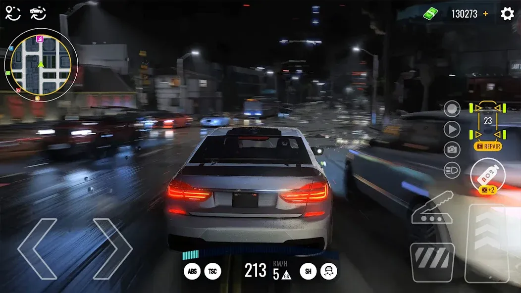 Driving Real Race City 3D [MOD: безлимитные деньги и топливо] (Бесплатно / APK) — скриншот 3