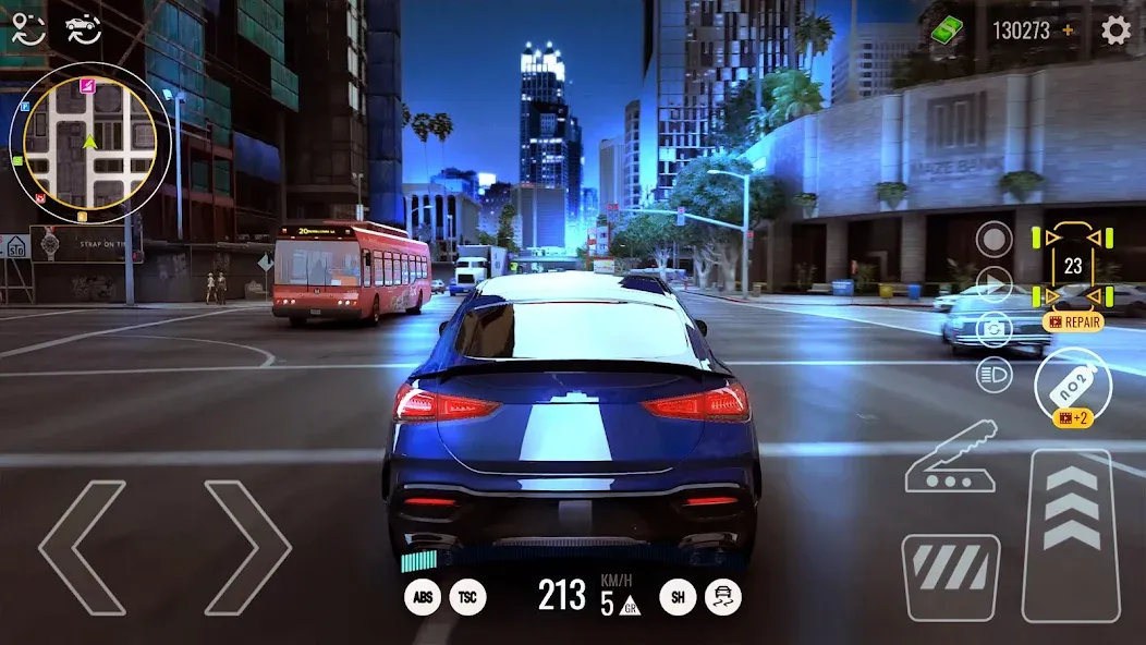 Driving Real Race City 3D [MOD: безлимитные деньги и топливо] (Бесплатно / APK) — скриншот 4