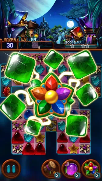 Jewel Galaxy [MOD: безлимитные монеты и бустеры] (Бесплатно / APK) — скриншот 1