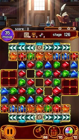 Скачать взлом Jewel Magic Castle [MOD: безлимитные монеты и жизни] — скриншот 3