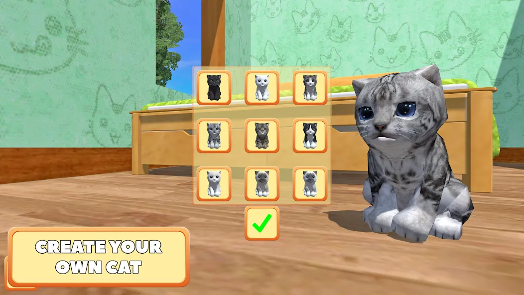 Скачать Cute Pocket Cat 3D - Part 2 [MOD: безлимитные монеты и все питомцы] на телефон — скриншот 1