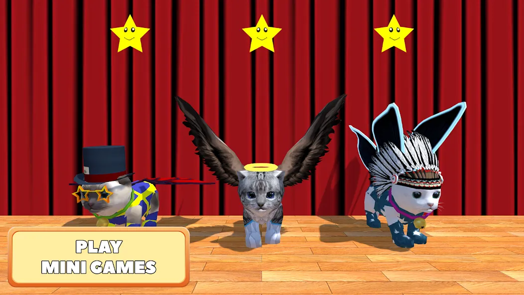 Скачать Cute Pocket Cat 3D - Part 2 [MOD: безлимитные монеты и все питомцы] на телефон — скриншот 4