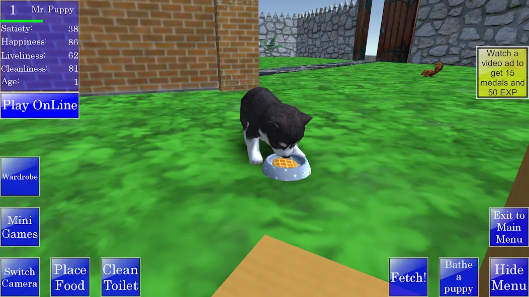 Cute Pocket Puppy 3D [MOD: много денег и все питомцы] — Скачать бесплатно (APK) — скриншот 1