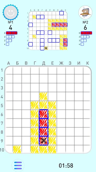 SEA BATTLE K.O. online [MOD: безлимитные патроны и улучшенный флот] (Бесплатно / APK) — скриншот 2