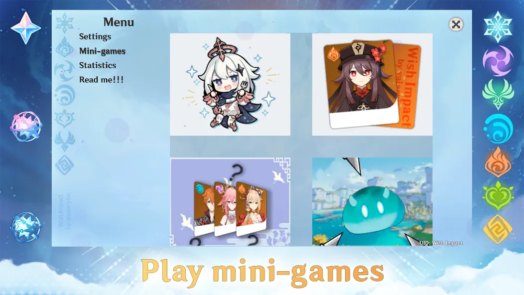 Wish Impact: Genshin Wish Sim [MOD: безлимитные примогемы и желания] (Бесплатно / APK) — скриншот 5