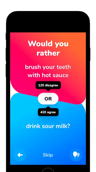 Скачать Dilemmaly - Would you rather? [MOD: безлимитные дилеммы и все режимы] — скриншот 5